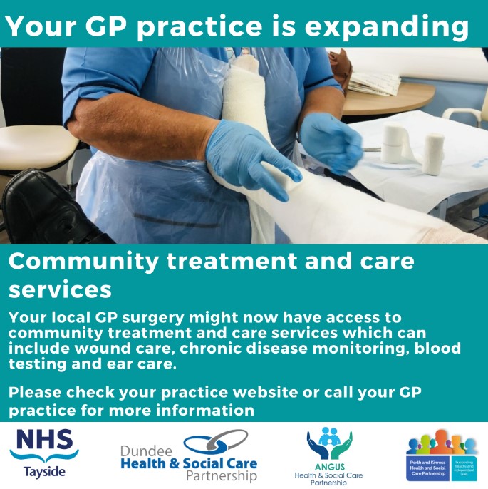 Primary Care Services - Your GP Practice is expanding - Community treatment and care services A